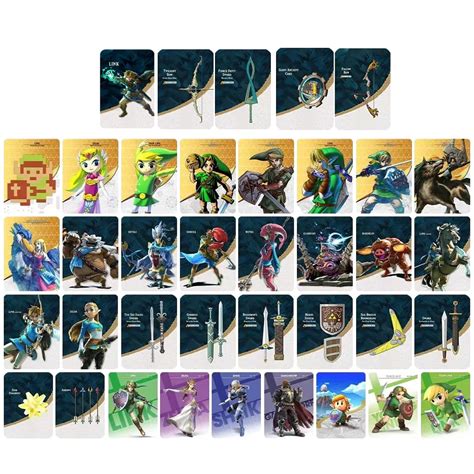 botw nfc cards walmart|38 Pcs Zelda Amiibo NFC Cards, Compatible with BOTW.